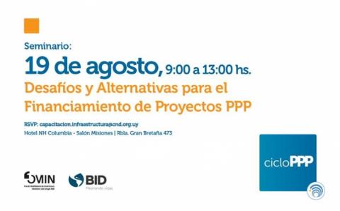 Ciclo PPP | Desafíos y Alternativas para el Financiamiento de Proyectos de PPP (CUPOS COMPLETOS)